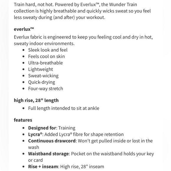 LULULEMON Wunder Train High-Rise Tight 28" - Black - W5DJOS - Sz 2 - Picture 9 of 9